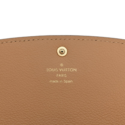 Louis Vuitton Empreinte Monogram Giant Emilie Wallet Arizona Creme 6 of 6