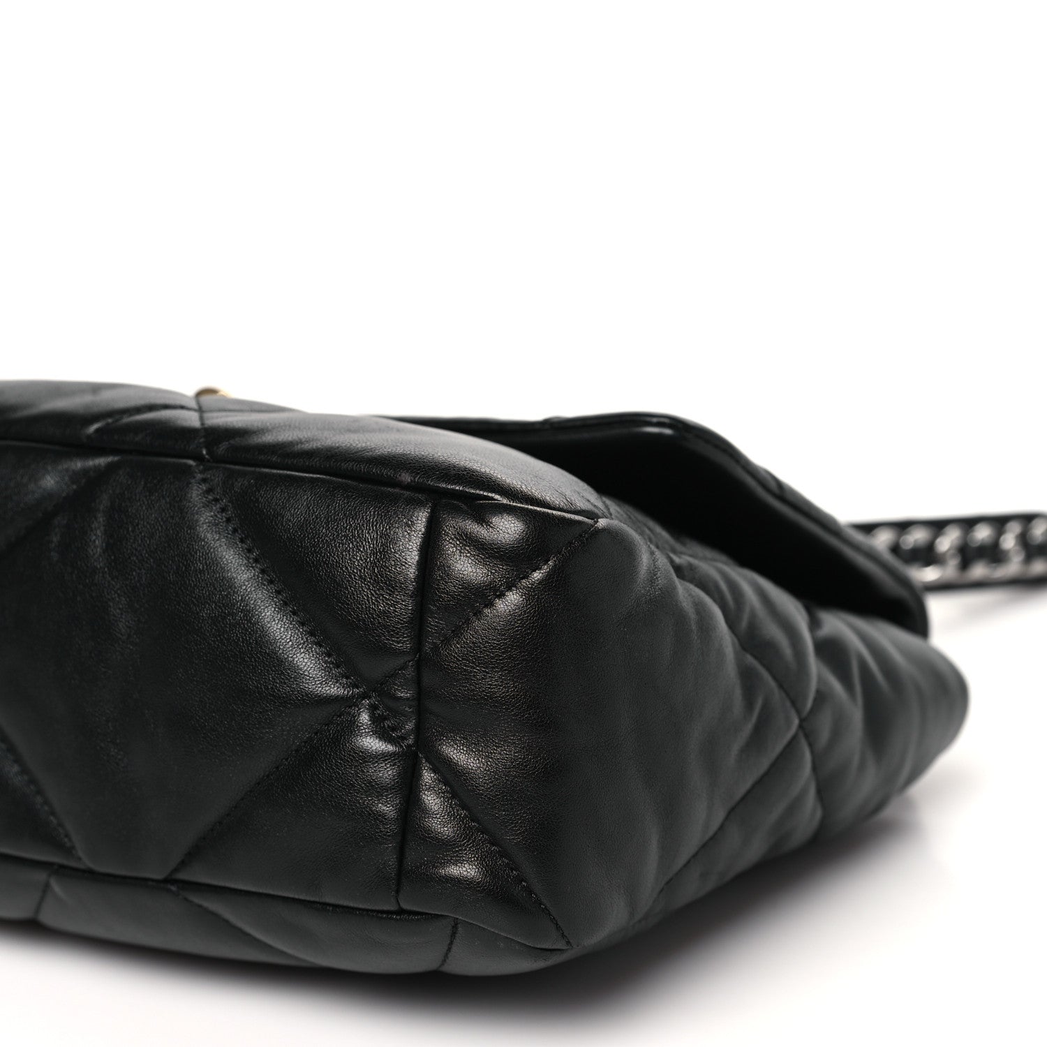 Chanel Lambskin Quilted Large Chanel 19 Flap Black 10 of 11