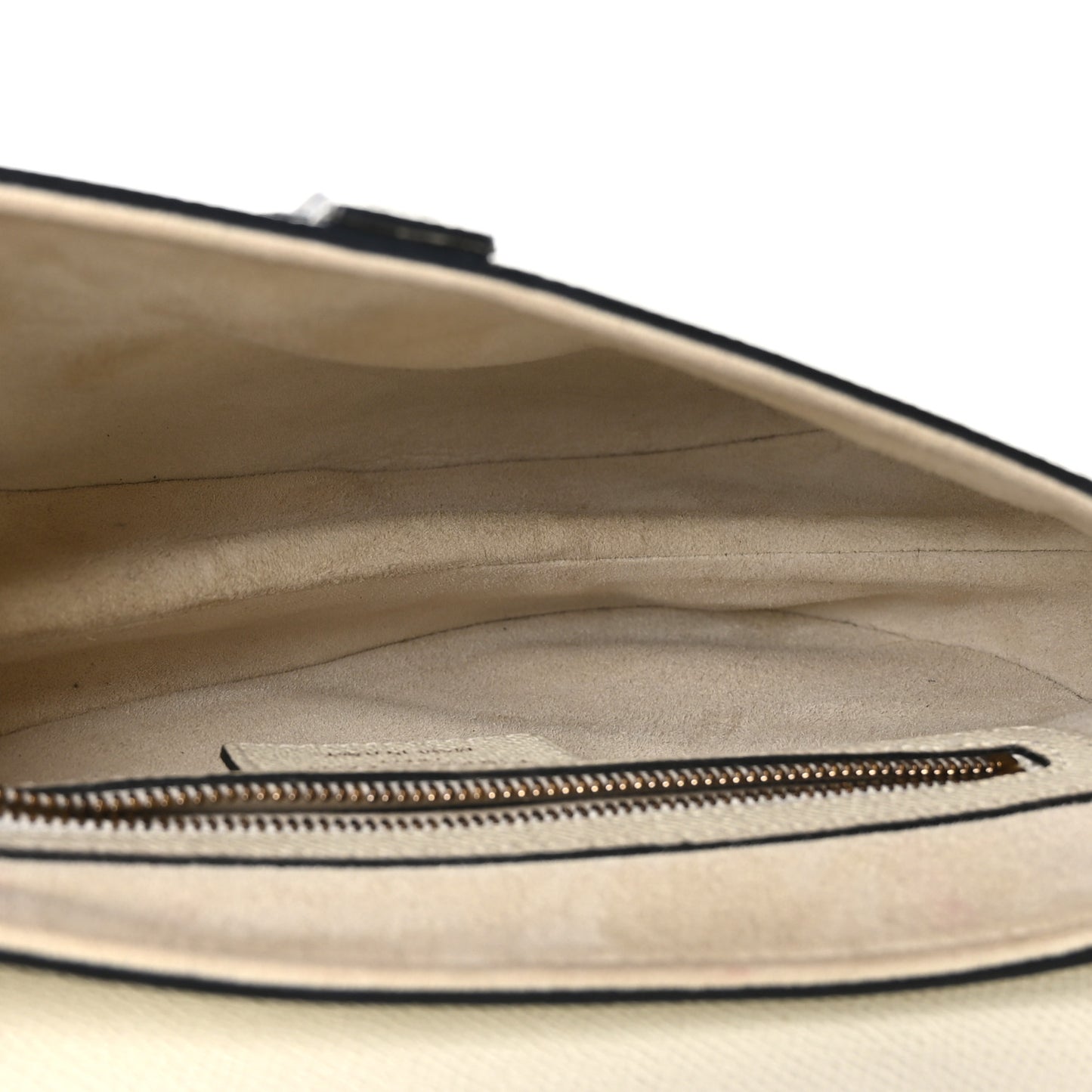 Grained Calfskin Saddle Bag White