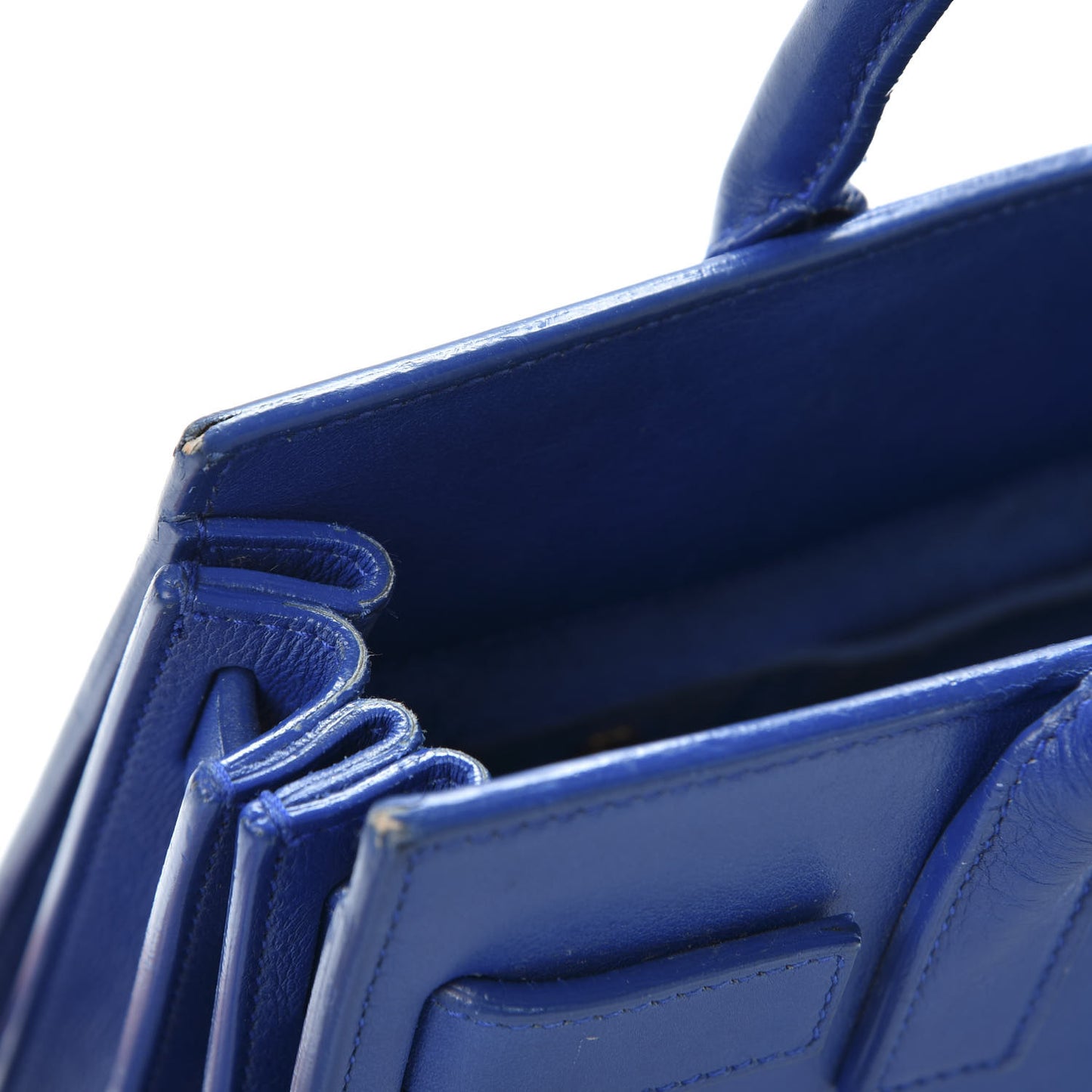 Calfskin Nano Sac De Jour Royal Blue