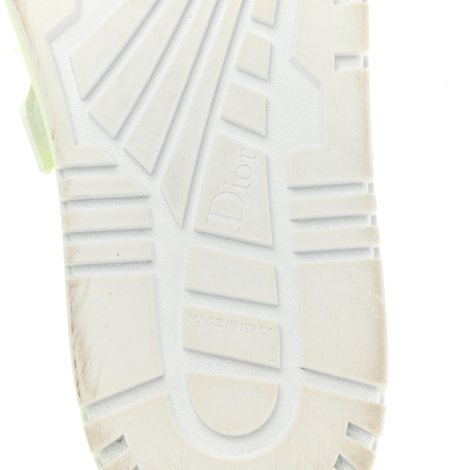 Christian Dior Reflective Fabric Shaded Dior-ID Platform Sneakers 38 Yellow Fluo 6 of 9