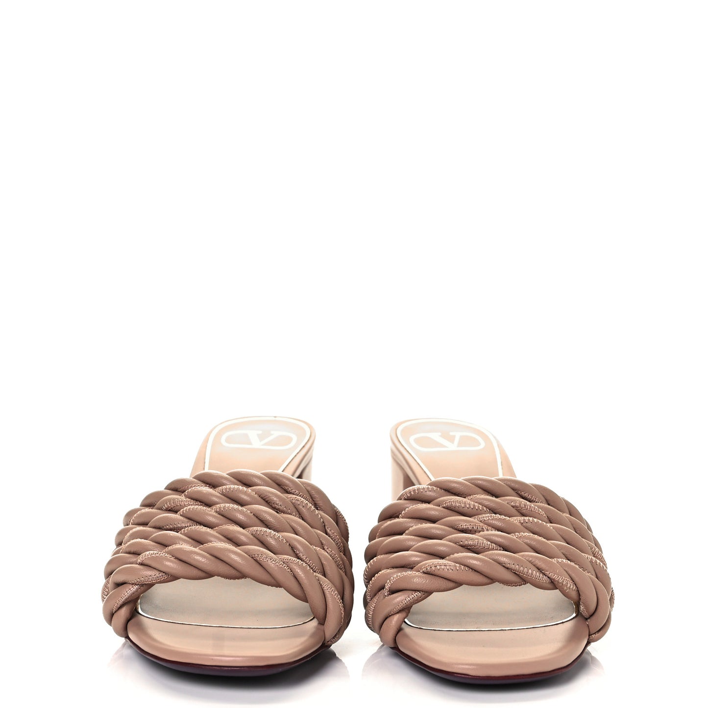 Nappa Rope 60mm Slide Sandals 36 Rose Cannelle