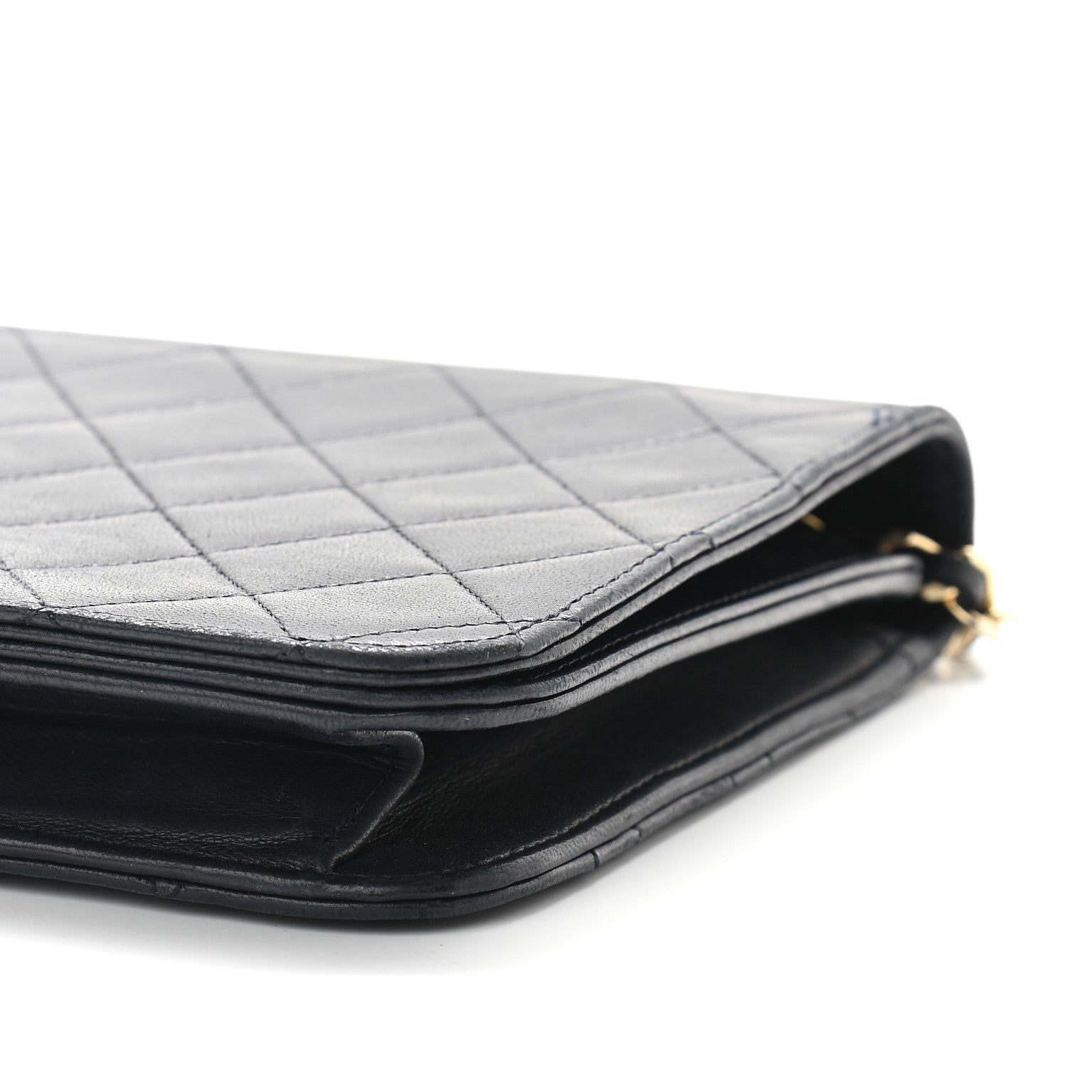 Chanel Lambskin Quilted Small Single Flap Bag Navy 9 of 9