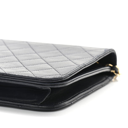 Chanel Lambskin Quilted Small Single Flap Bag Navy 9 of 9
