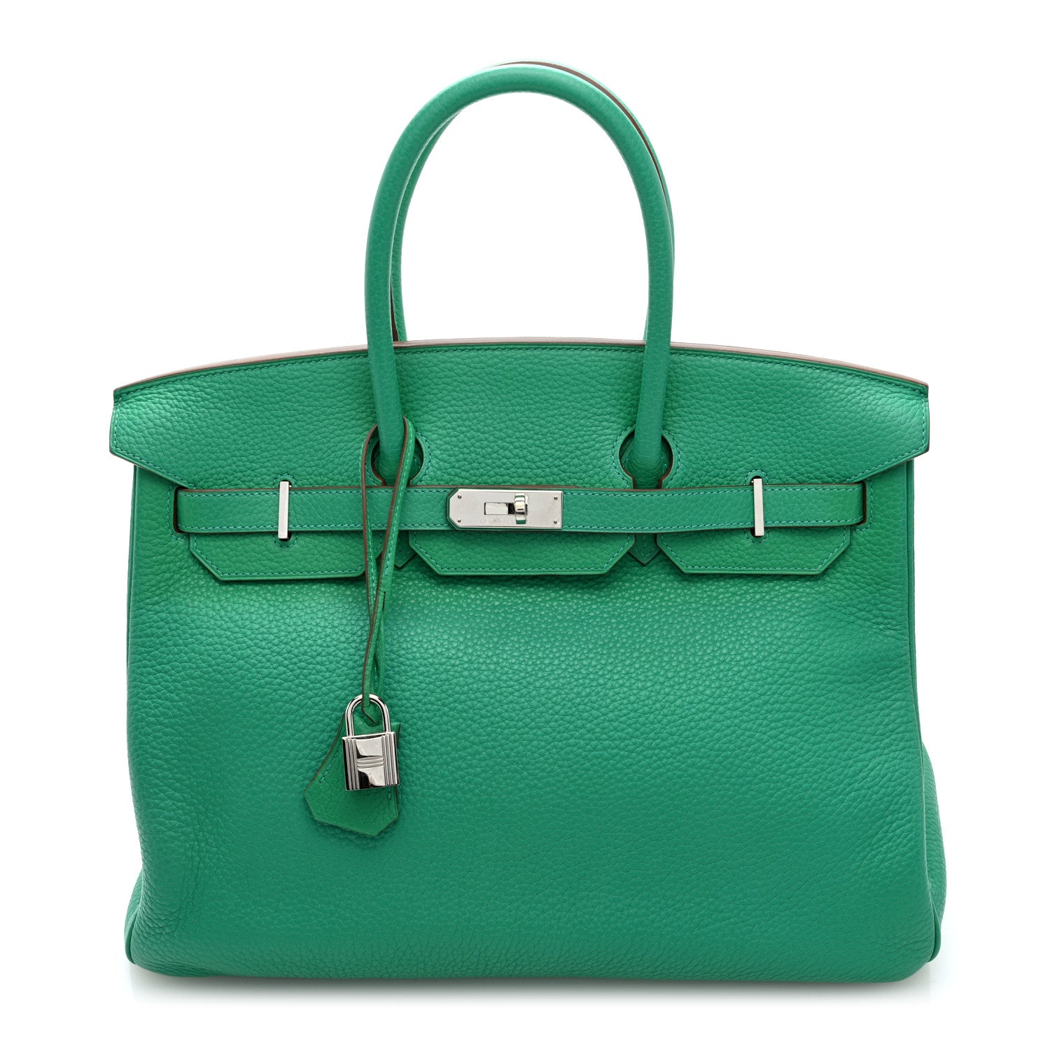 Hermes Taurillon Clemence Birkin 35 Menthe 1 of 10