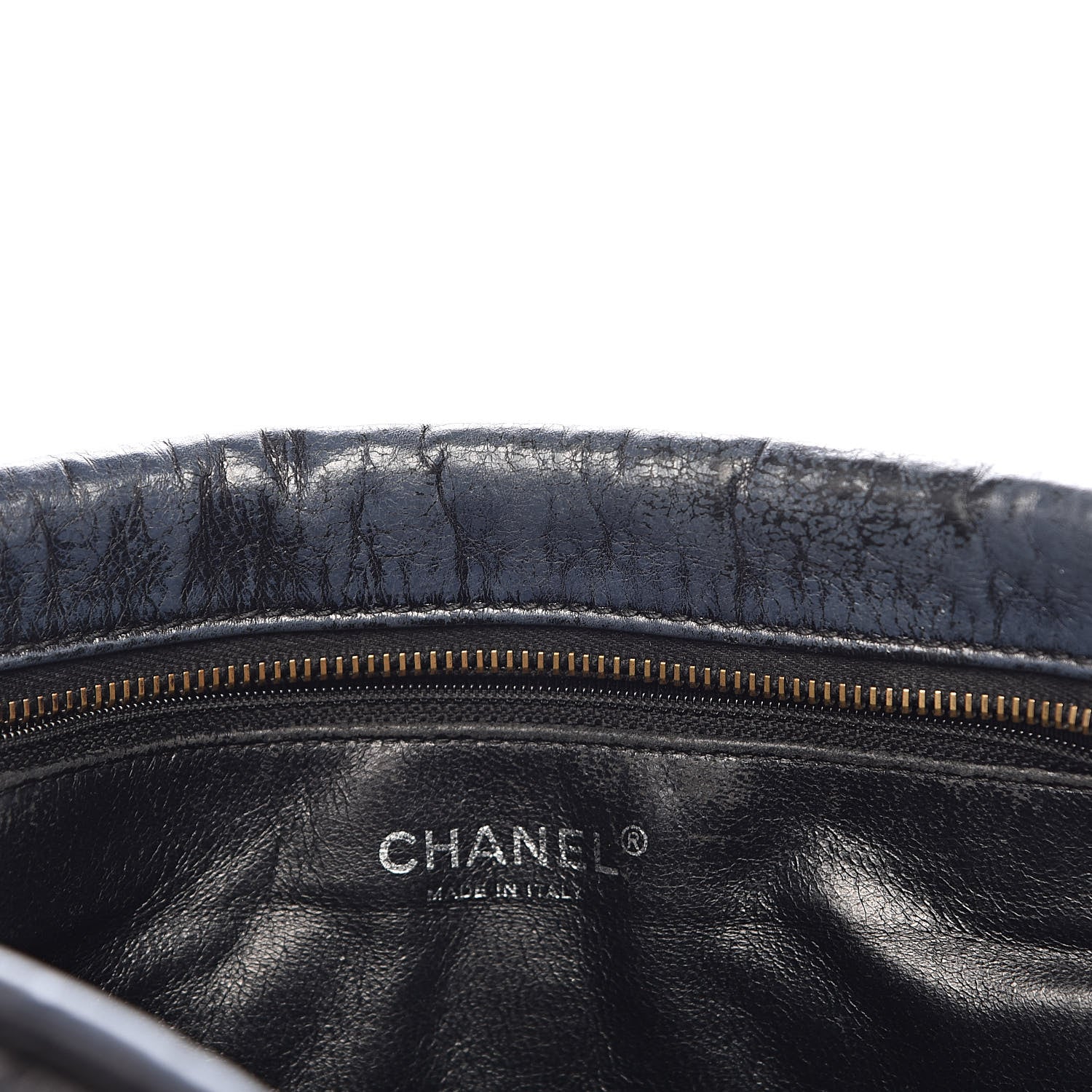 Chanel Metallic Aged Calfskin Quilted Large Reissue Camera Case Black 9 of 12