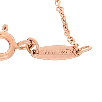 Tiffany 18K Rose Gold Diamond .15ctw Elsa Peretti Diamonds by the Yard Station Bracelet 4 of 4
