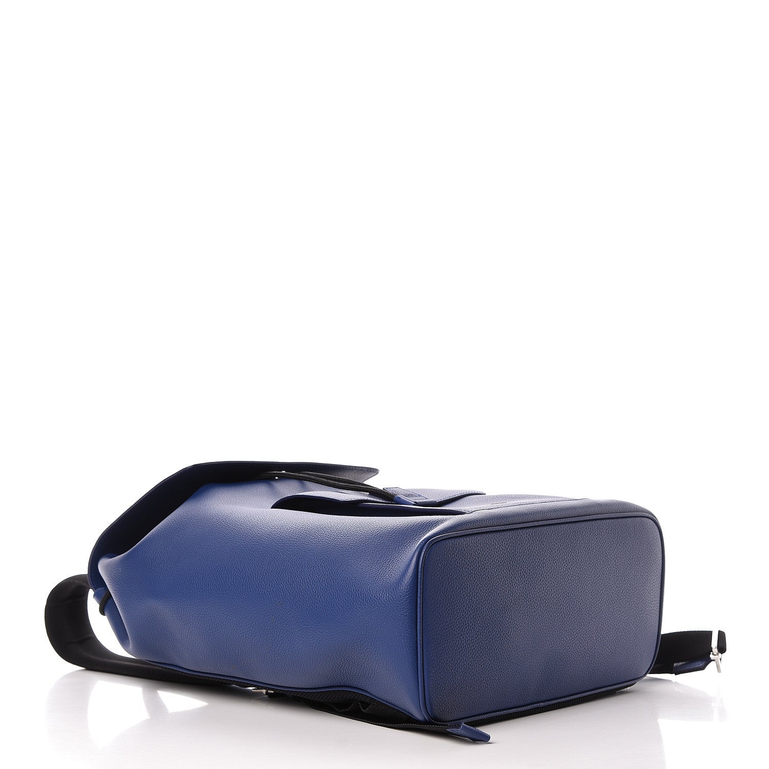Christian Dior Grained Calfskin Backpack Blue 4 of 12