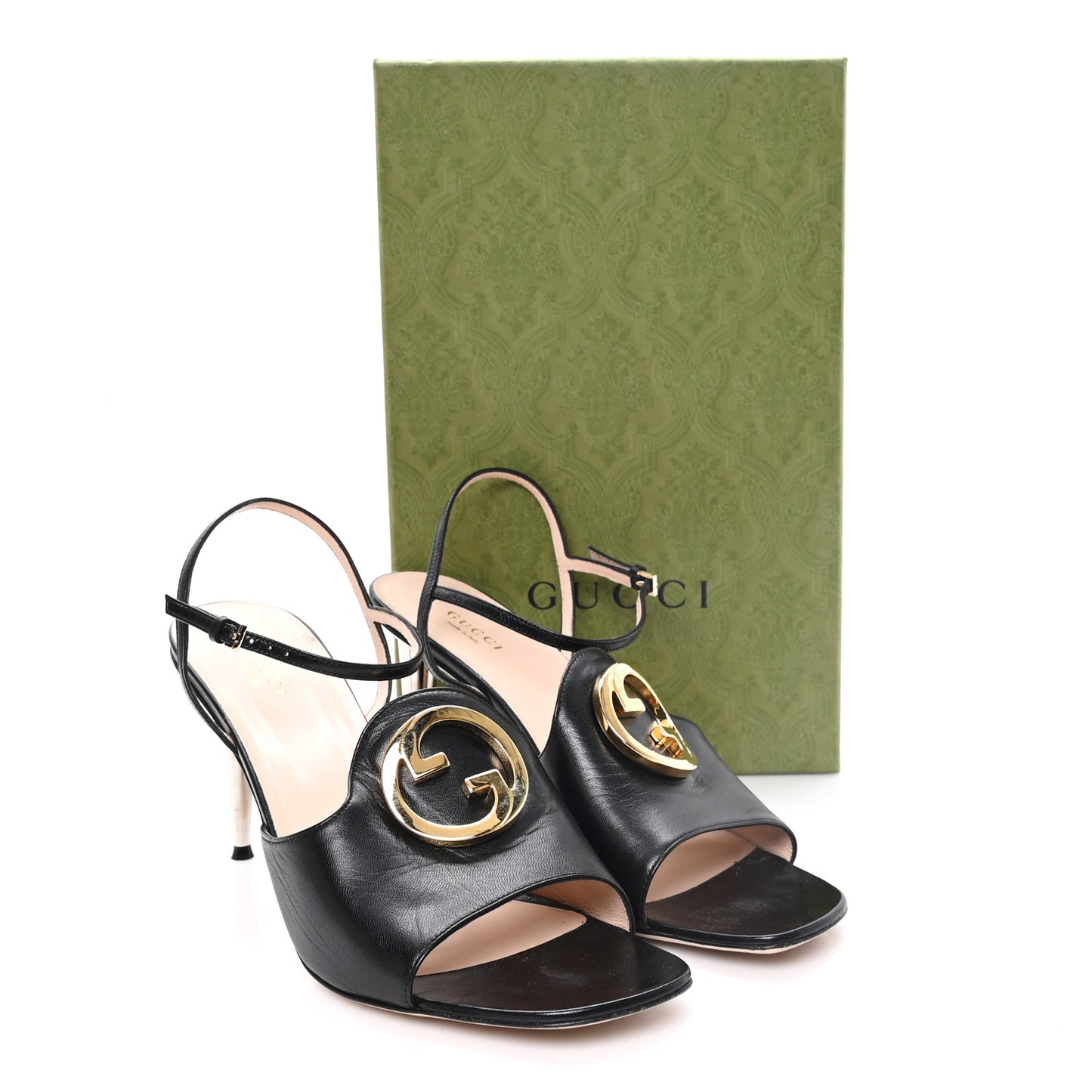 Malaga Kid Blondie 85mm Slingback Sandals 42 Black