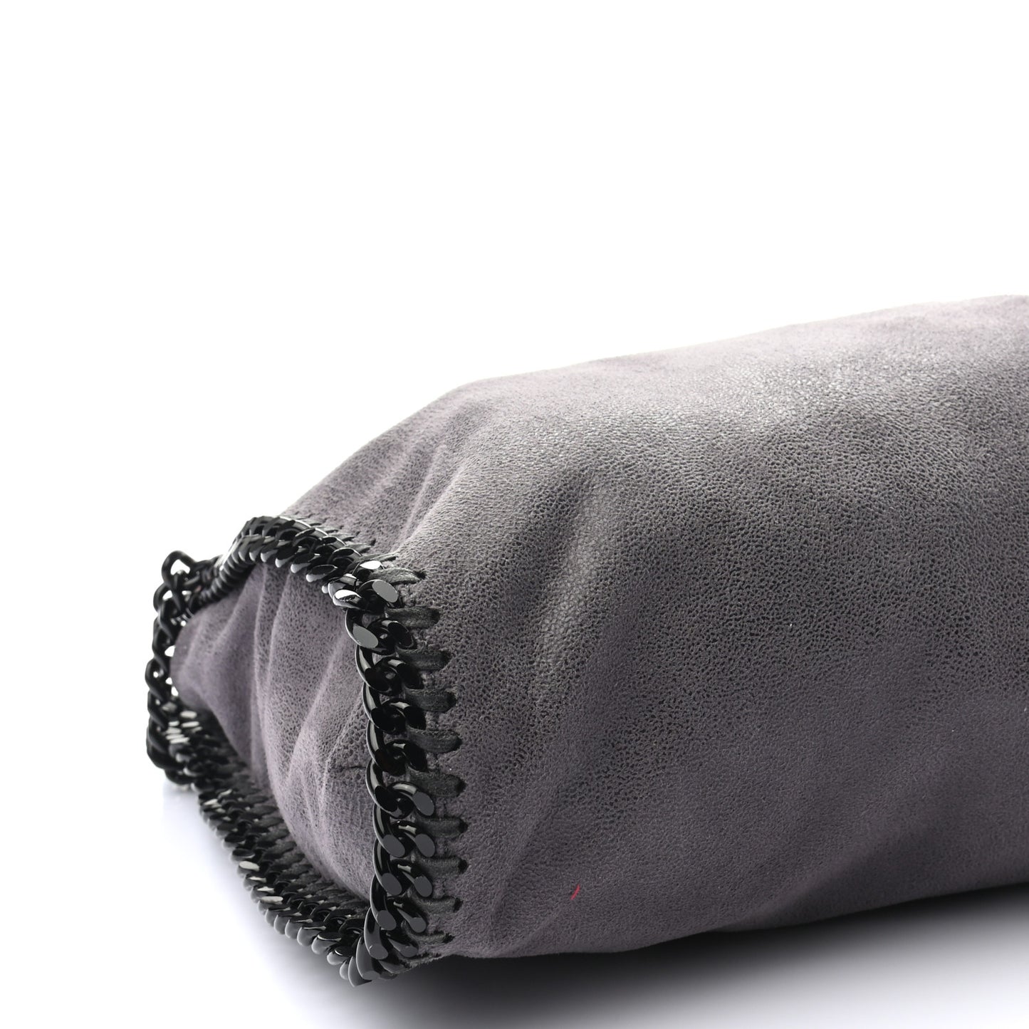 Shaggy Deer Falabella Fold Over Tote Grey