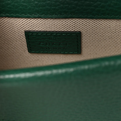 Gucci Dollar Calfskin Crystal Mini Dionysus Top Handle Bag Emerald 6 of 9