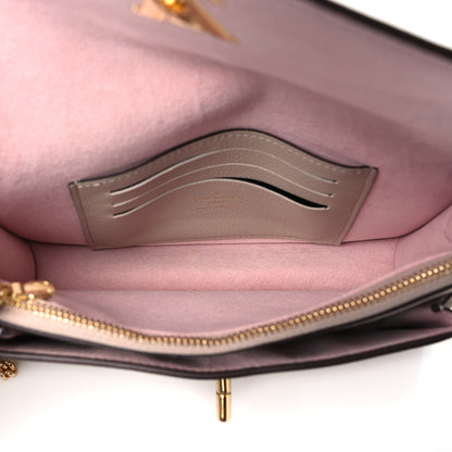 Louis Vuitton Soft Calfskin My Lockme Chain Pochette Greige 5 of 9