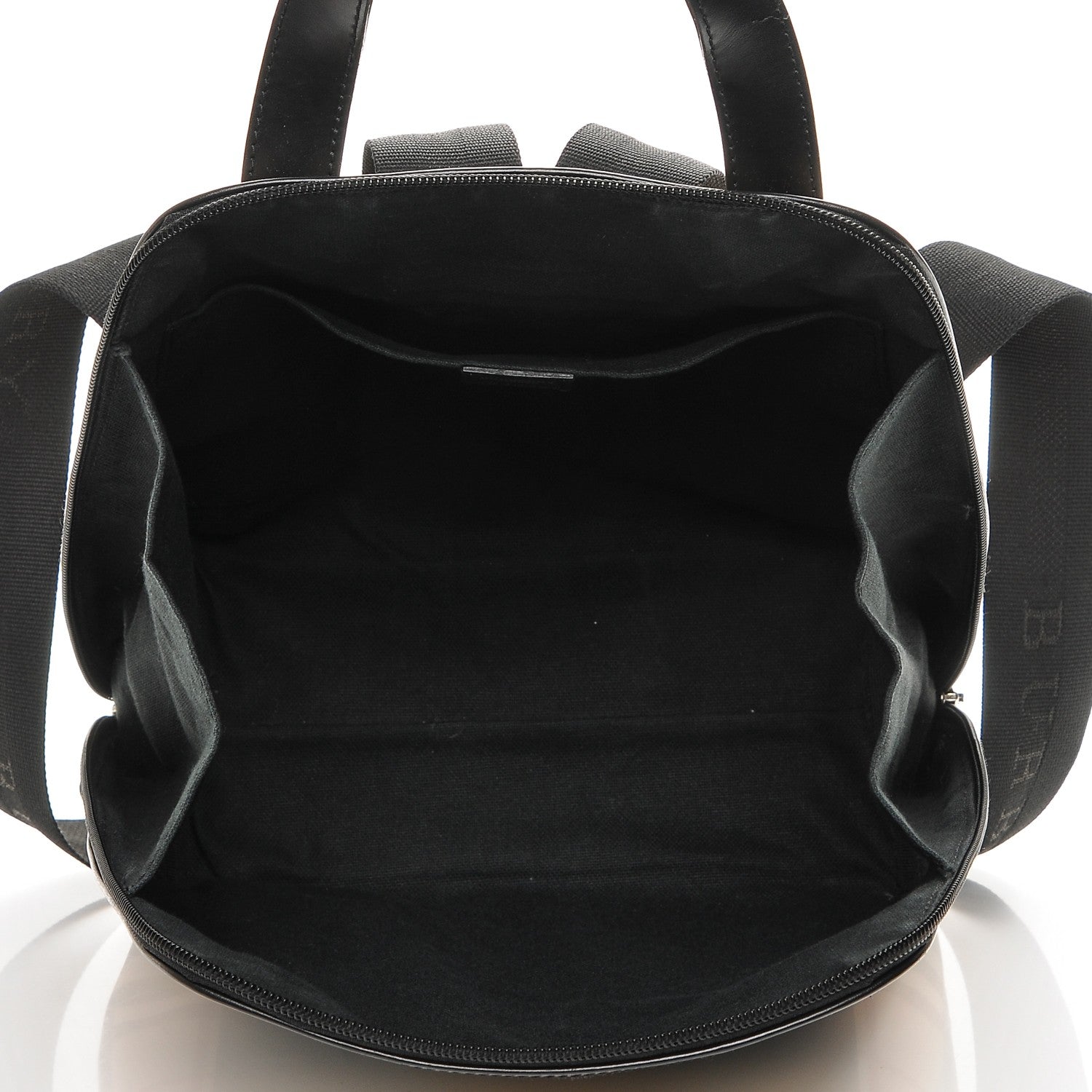 Burberry Canvas House Check Backpack Black 6 of 11