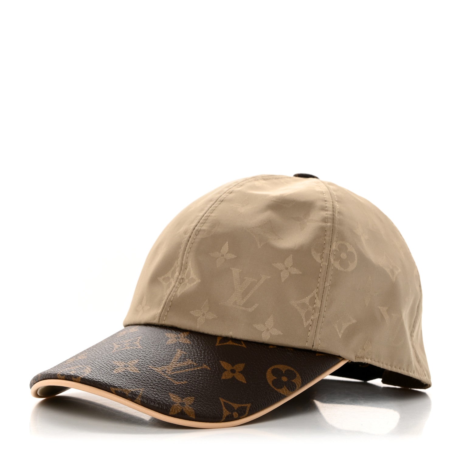 Louis Vuitton Monogram Polyester Silk LV Get Ready Cap M Beige 1 of 10