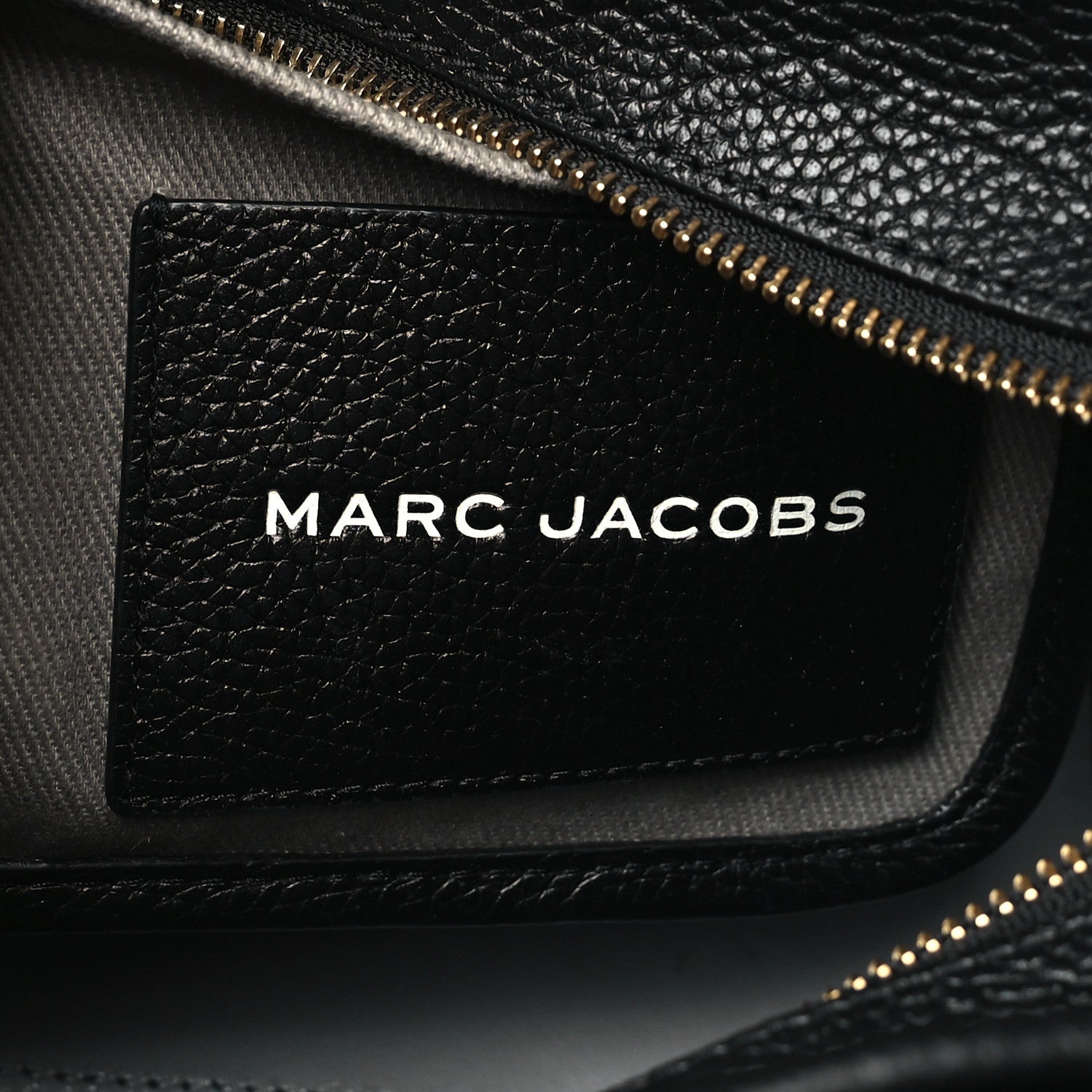Marc Jacobs Grained Calfskin Small The Tote Bag Black 6 of 9