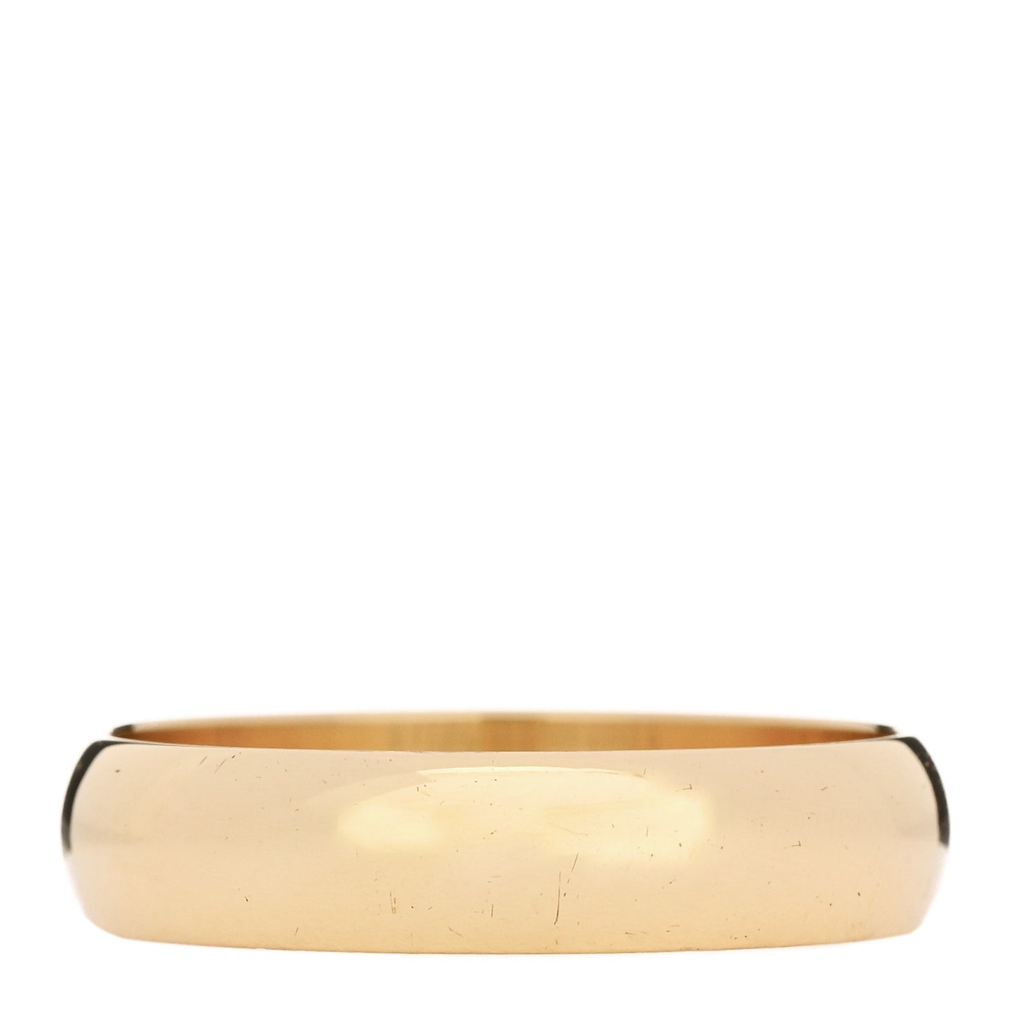 18K Yellow Gold 5mm 1895 Wedding Band Ring 63 10.25