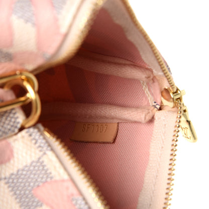 Louis Vuitton Damier Azur Tahitienne Mini Pochette Accessories 7 of 8