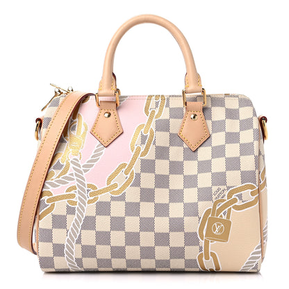 Louis Vuitton Damier Azur Nautical Speedy Bandouliere 25 1 of 9