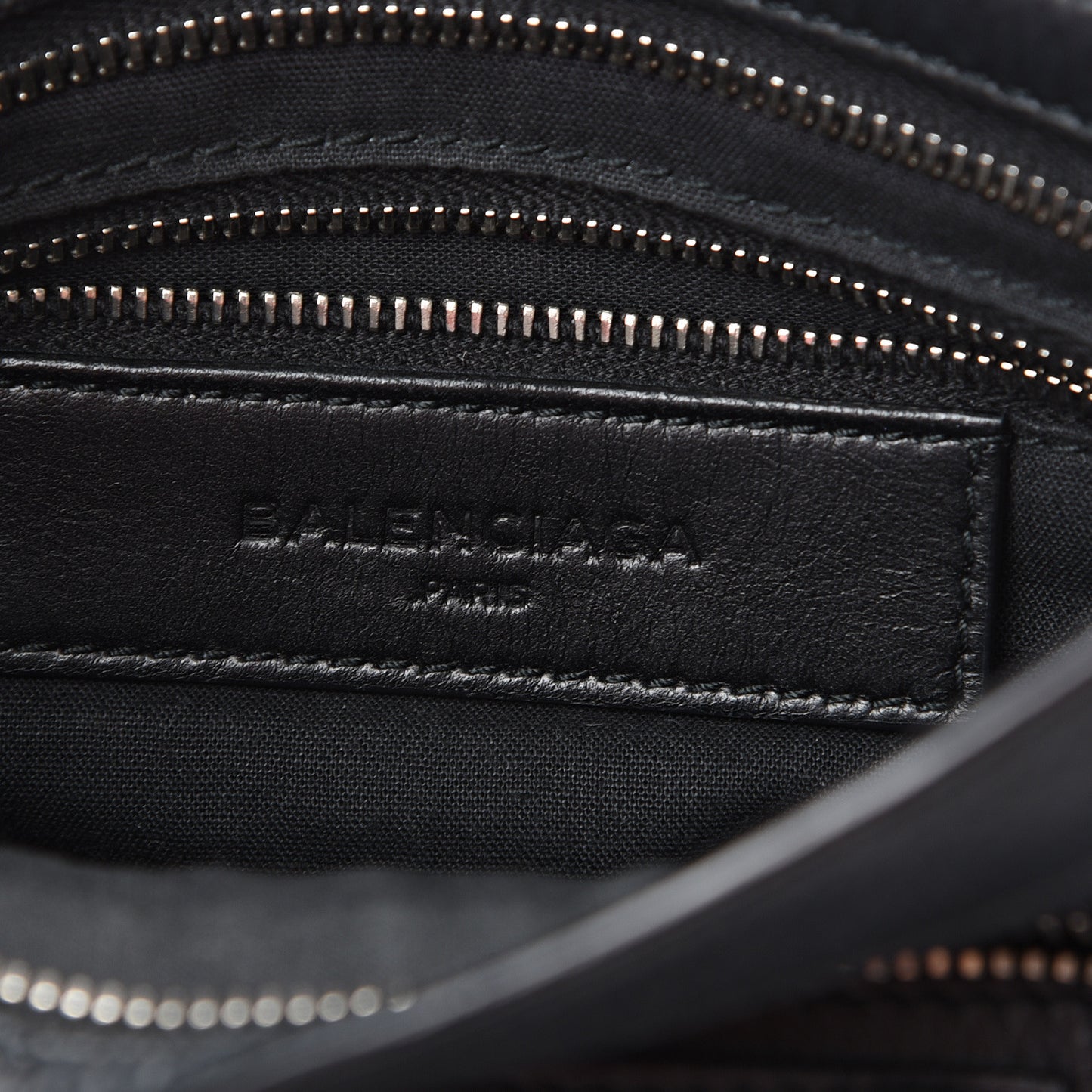 Matte Goatskin Rubber Covered Classic Hardware Mini City Black