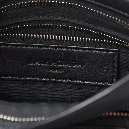 Balenciaga Matte Goatskin Rubber Covered Classic Hardware Mini City Black 5 of 12