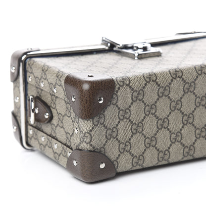 Gucci GG Supreme Monogram Globe-Trotter Beauty Case Brown 7 of 10