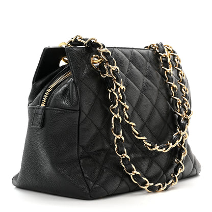 Chanel Caviar Quilted Petit Timeless Tote PTT Black 3 of 12
