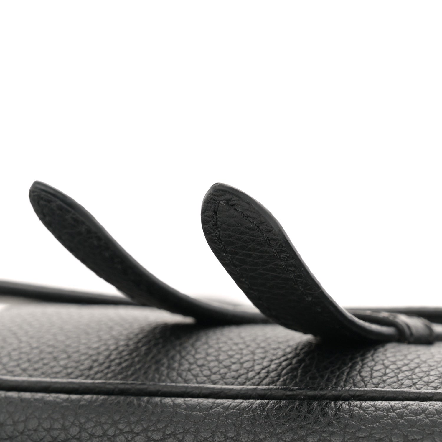 Christian Dior Grained Calfskin Mens Saddle Bag Black 11 of 13