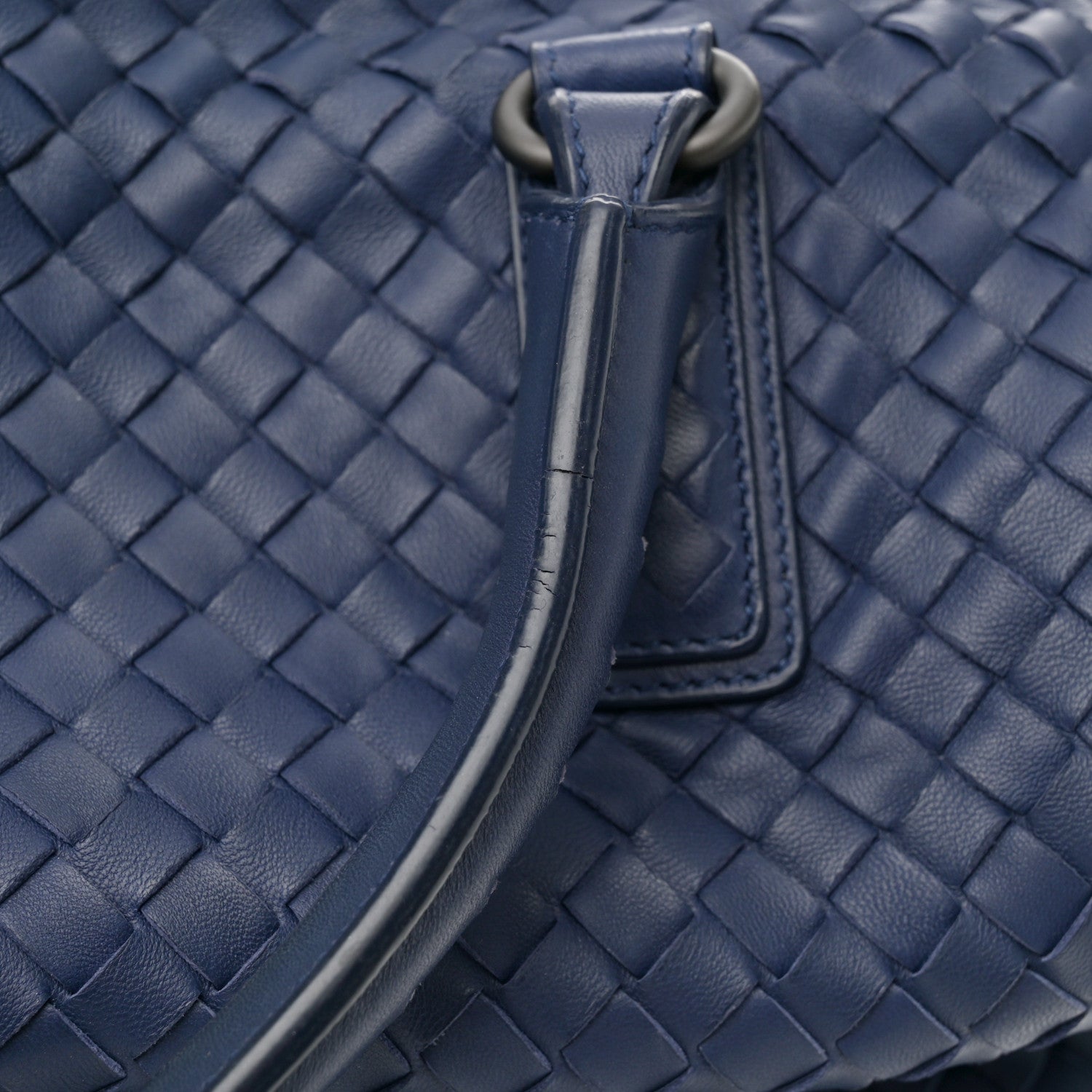 Bottega Veneta Nappa Intrecciato Maxi Convertible Tote Baltic Blue 12 of 16