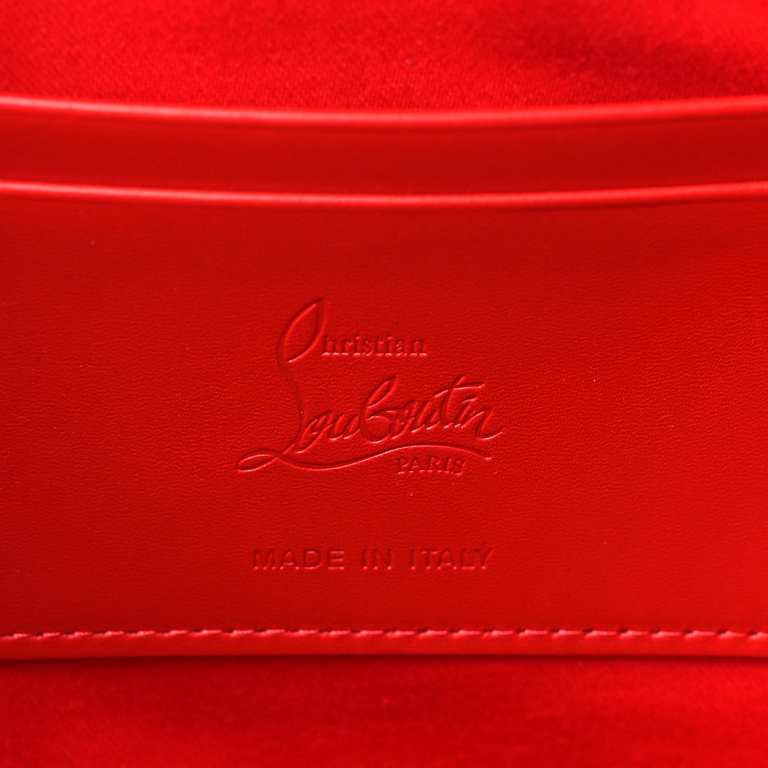 Christian Louboutin Patent Loubila Chain Clutch Piou Piou 5 of 9