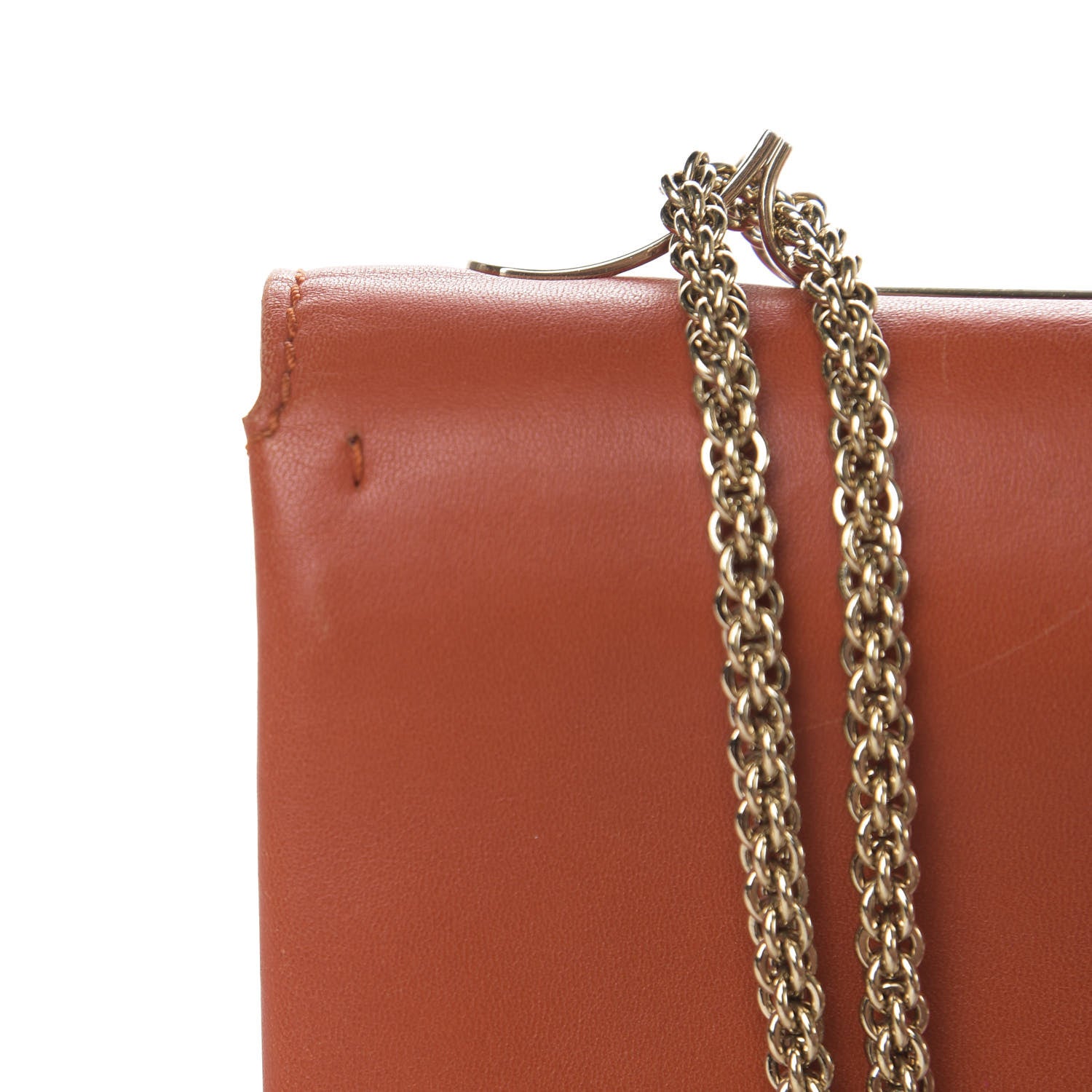 Valentino Garavani Nappa Va Va Voom Shoulder Bag Orange 10 of 14