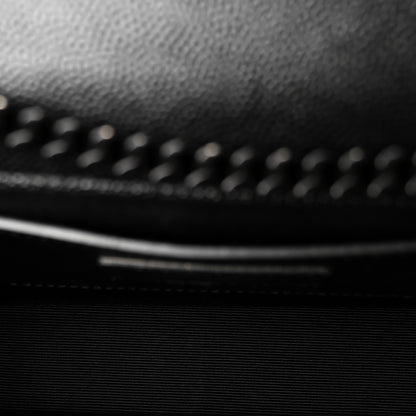 Saint Laurent Grain De Poudre Medium Classic Monogram Monochrome Kate Satchel Black 5 of 9