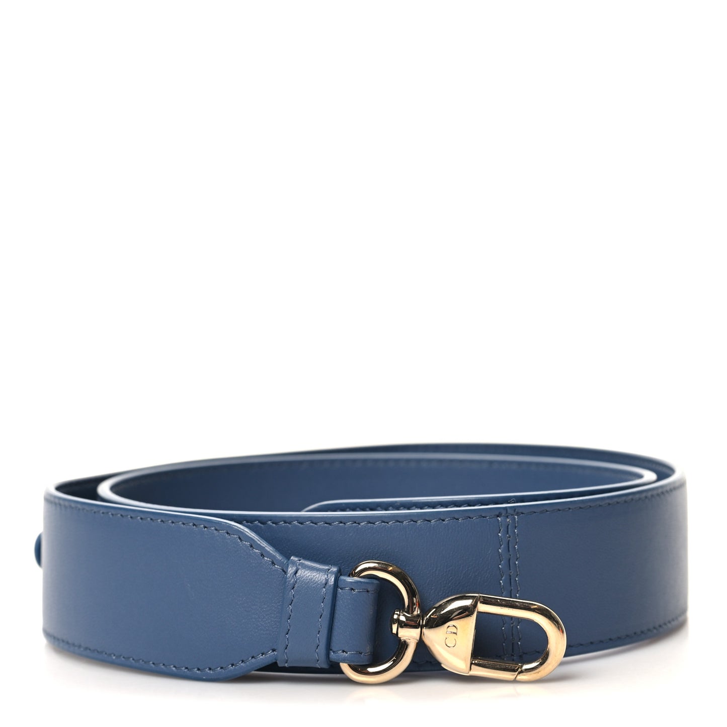 Lambskin My ABCDior Lady Dior Shoulder Strap Denim Blue