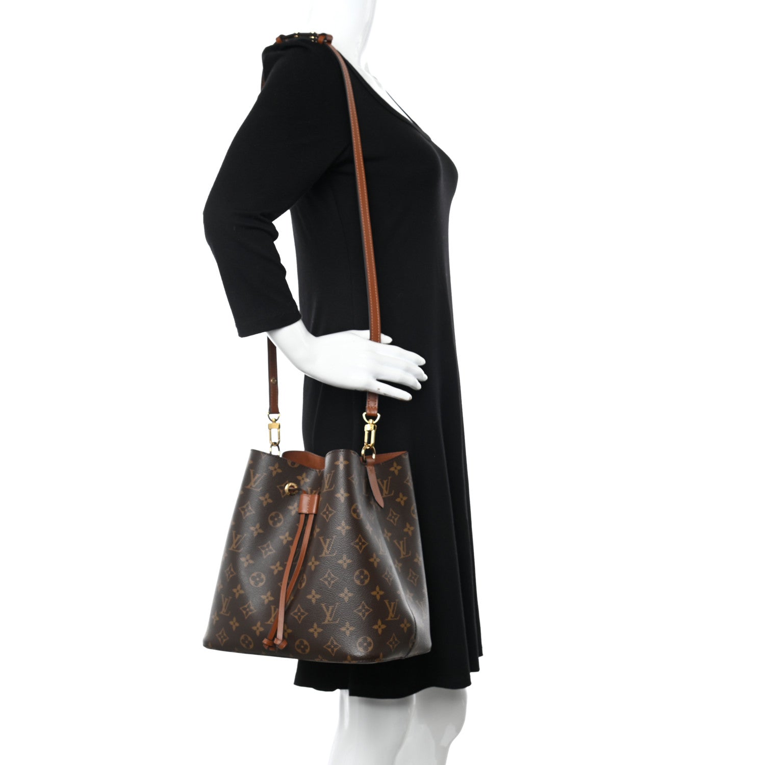 Louis Vuitton Monogram Neonoe MM Caramel 2 of 10