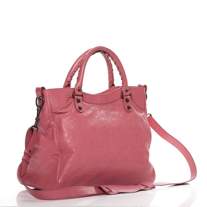 Balenciaga Agneau Classic Hardware Velo Rose Hortensia 4 of 9