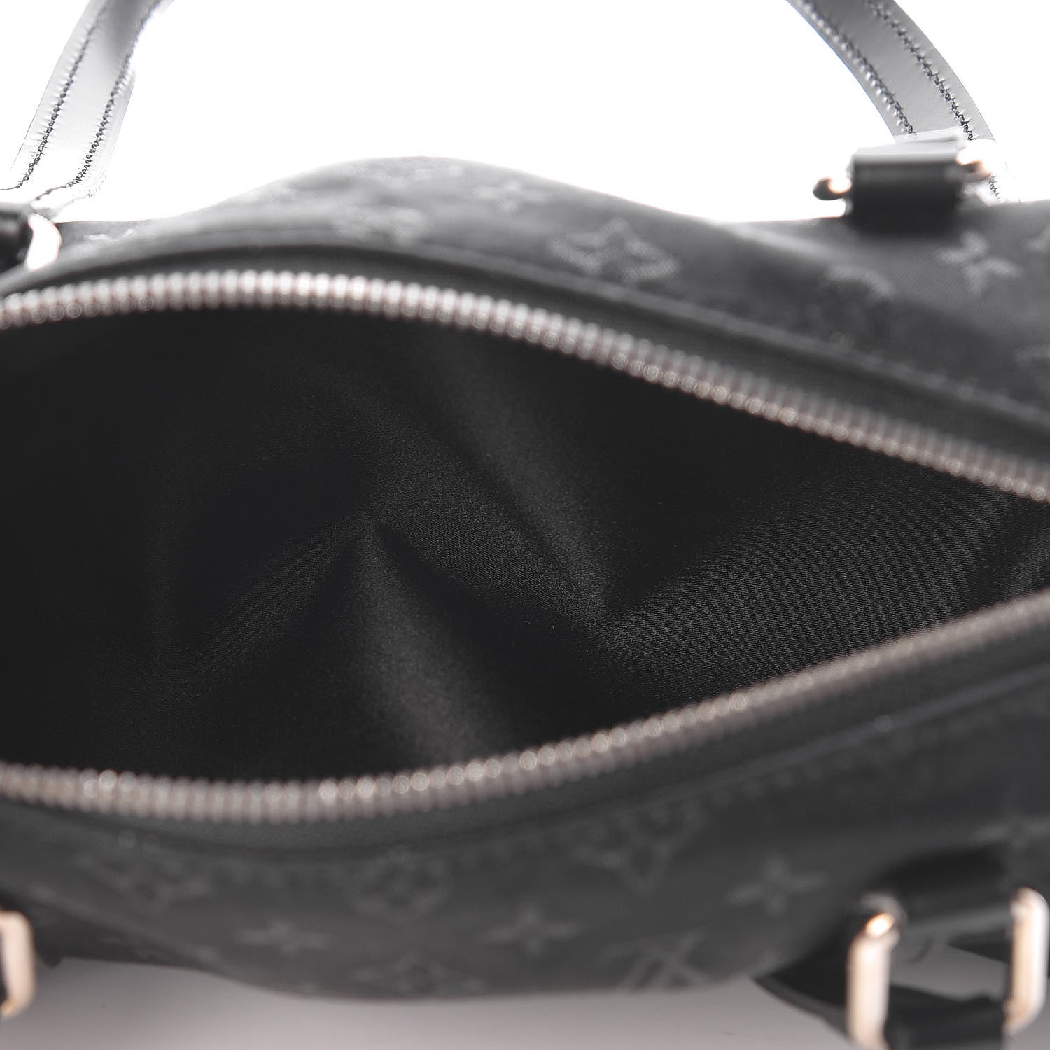 Louis Vuitton Satin Monogram Mini Papillon Black 5 of 9