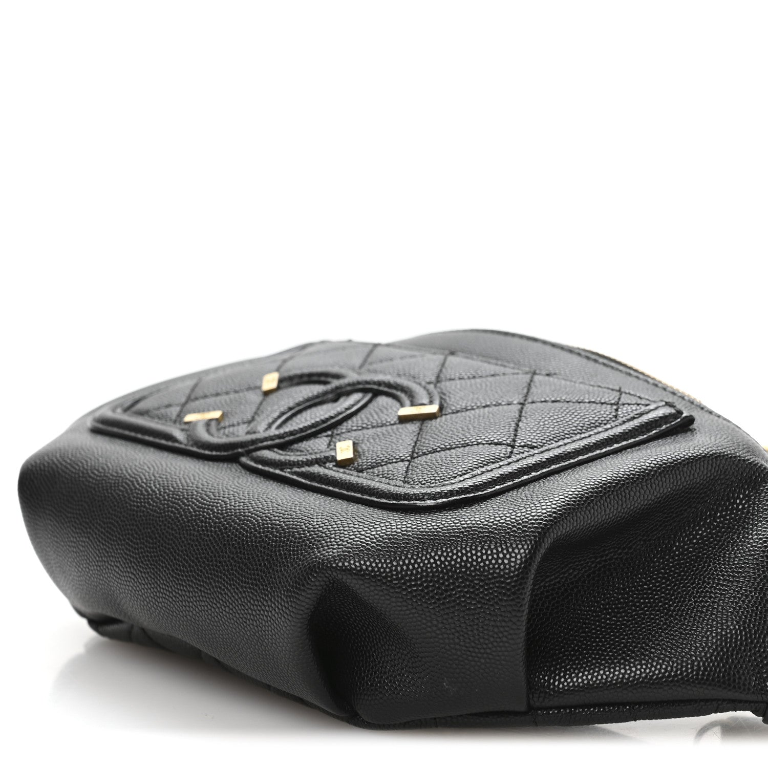 Chanel Caviar Quilted Filigree Waist Bag Black 18 of 21