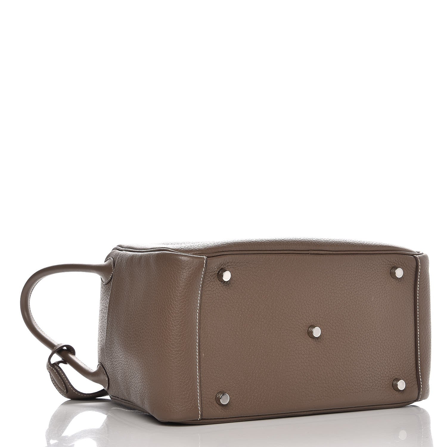 Hermes Taurillon Clemence Lindy 30 Etoupe 4 of 10