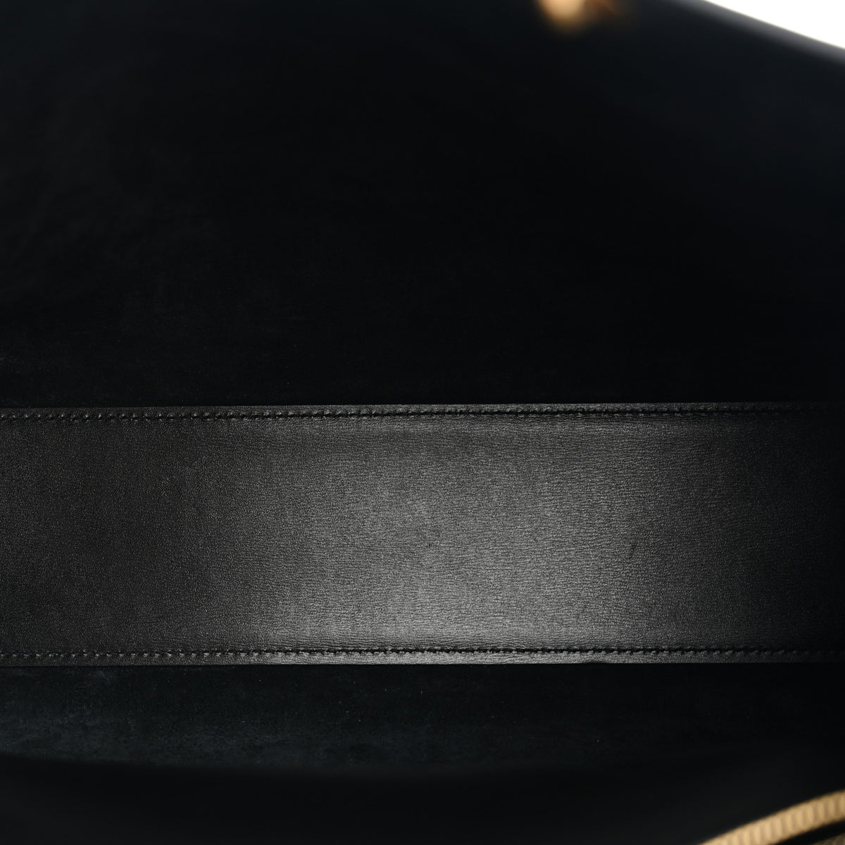 Saint Laurent Smooth Calfskin Maillon Cabas Tote Black 5 of 10