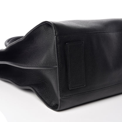Saint Laurent Grained Calfskin Sac De Jour Souple North South Tote Black 5 of 14