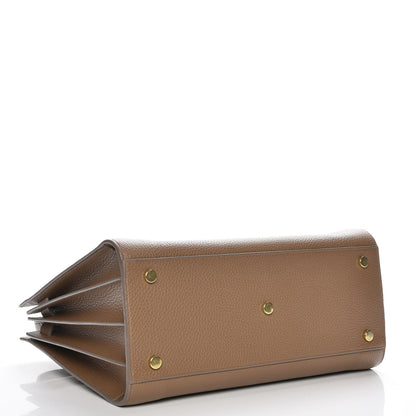 Saint Laurent Grained Calfskin Small Sac De Jour Taupe 5 of 8