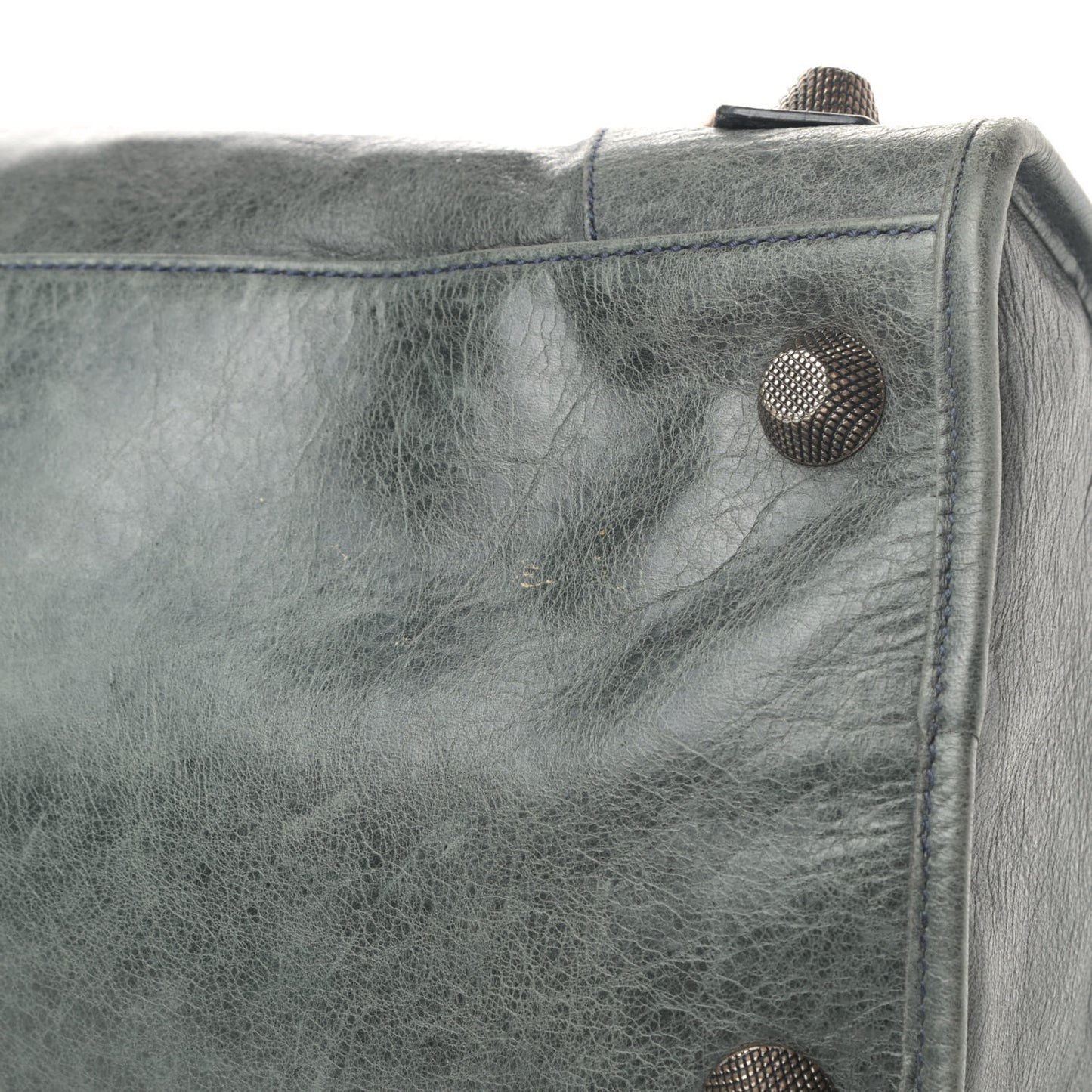 Agneau Giant 21 Rose Gold Hardware Work Anthracite