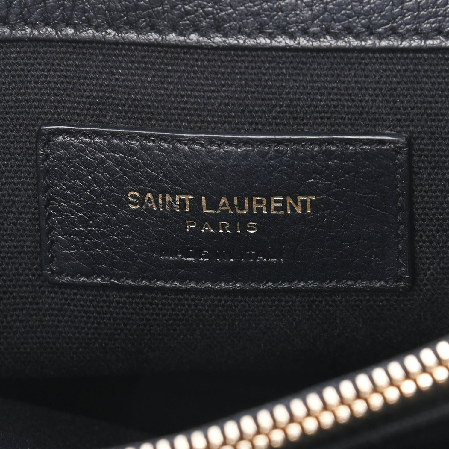 Saint Laurent Calfskin Canvas Small Muse Two Black 6 of 9