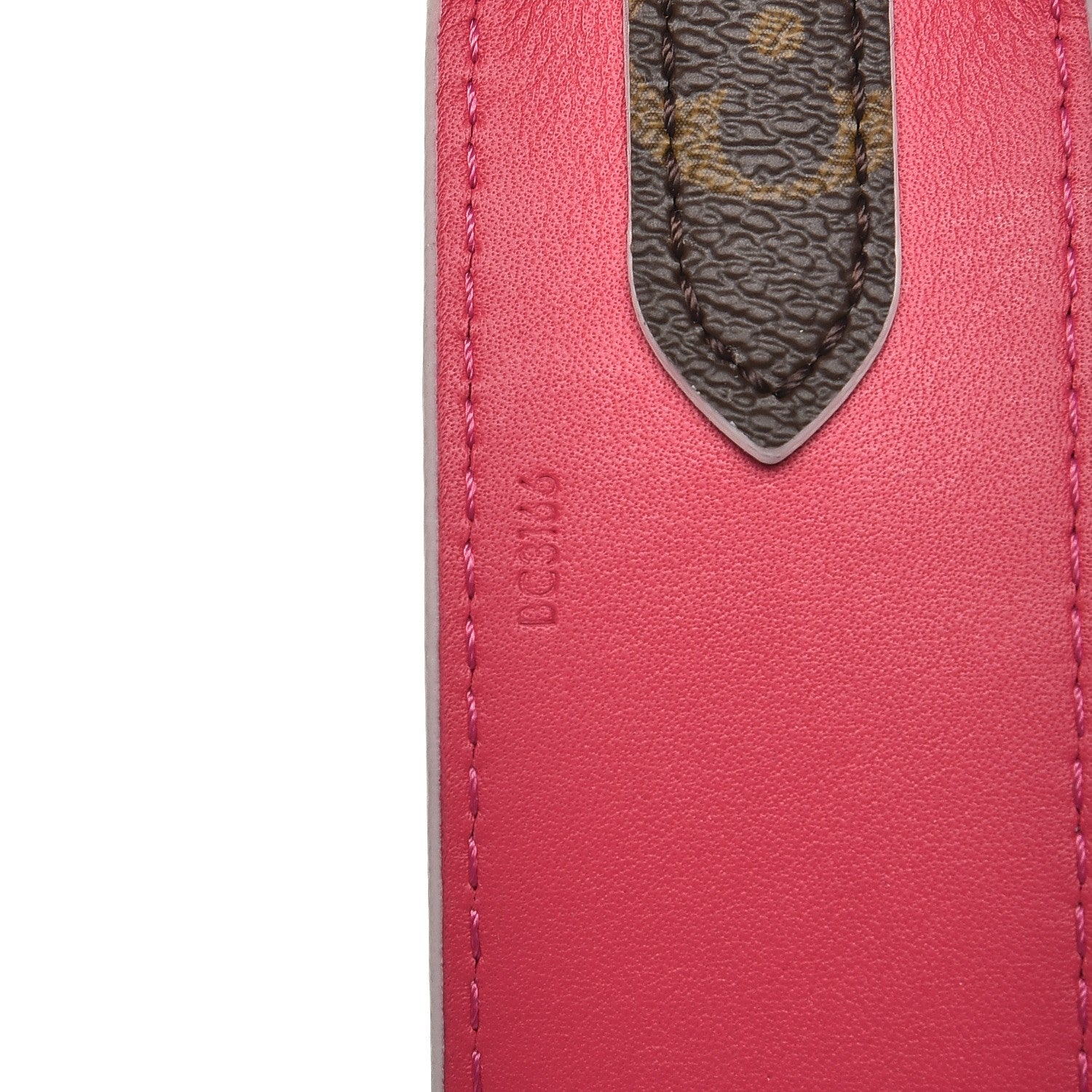 Louis Vuitton Monogram Bandouliere Shoulder Strap Hot Pink 2 of 5