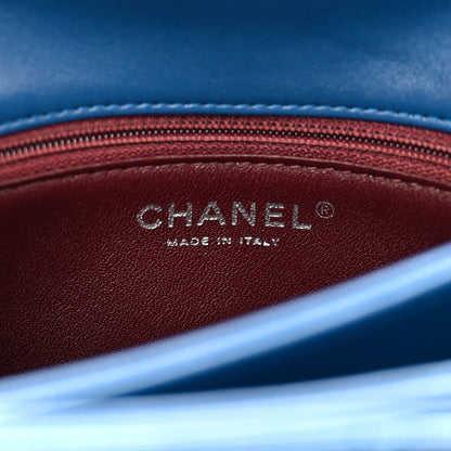 Chanel Lambskin Quilted Small Trendy CC Flap Dual Handle Bag Blue 7 of 12