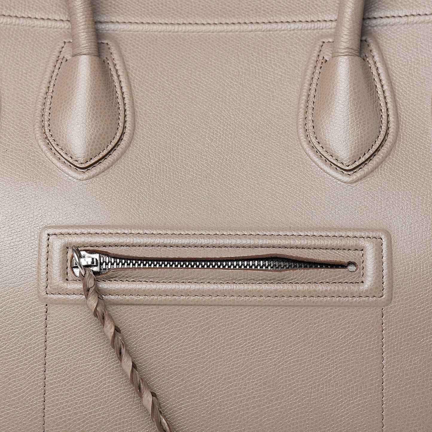 Baby Grained Calfskin Medium Phantom Luggage Taupe