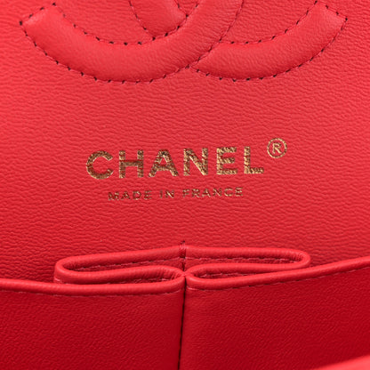 Chanel Caviar Quilted Small Double Flap Red 6 of 10