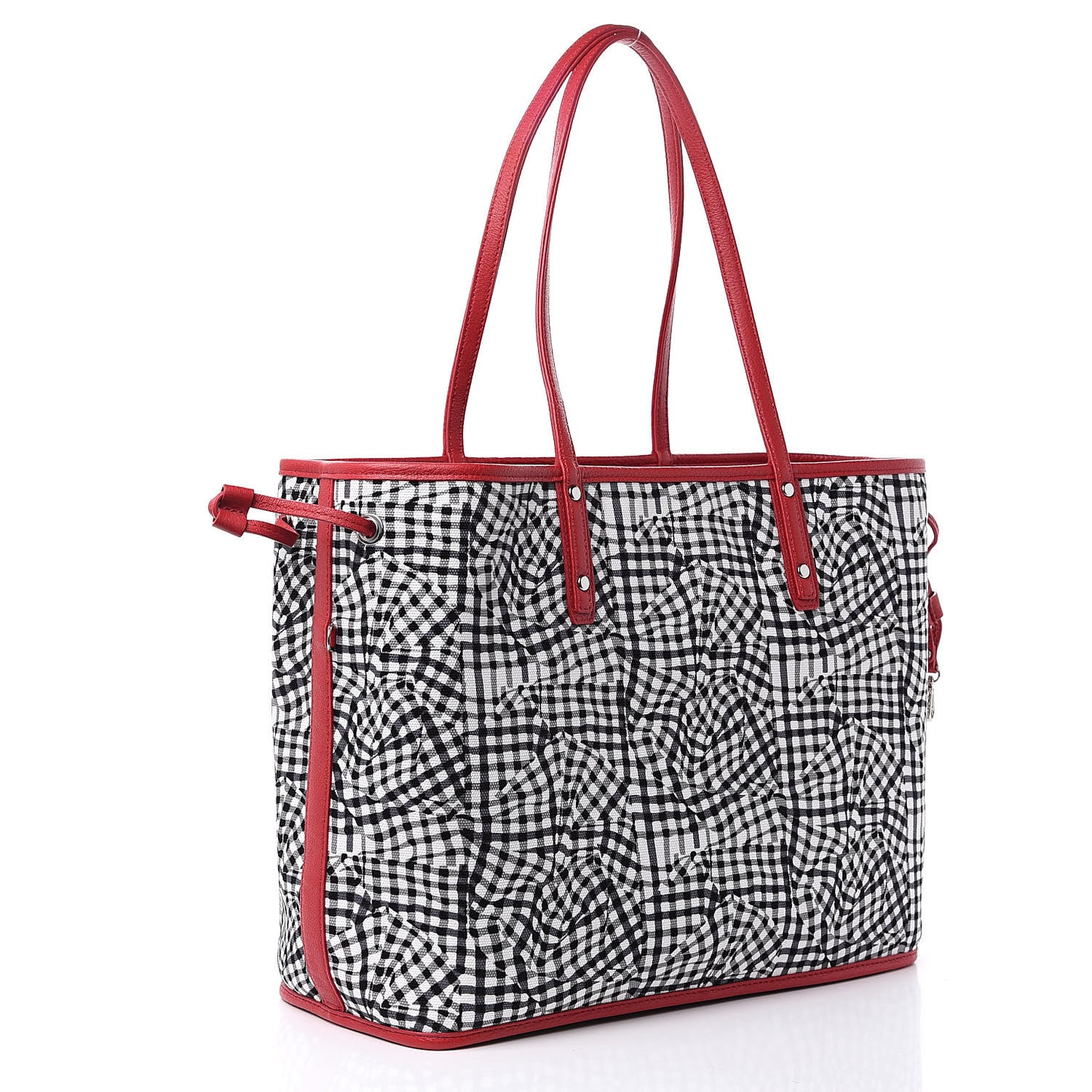 Visetos Medium Reversible Shopper Tote Ruby Red