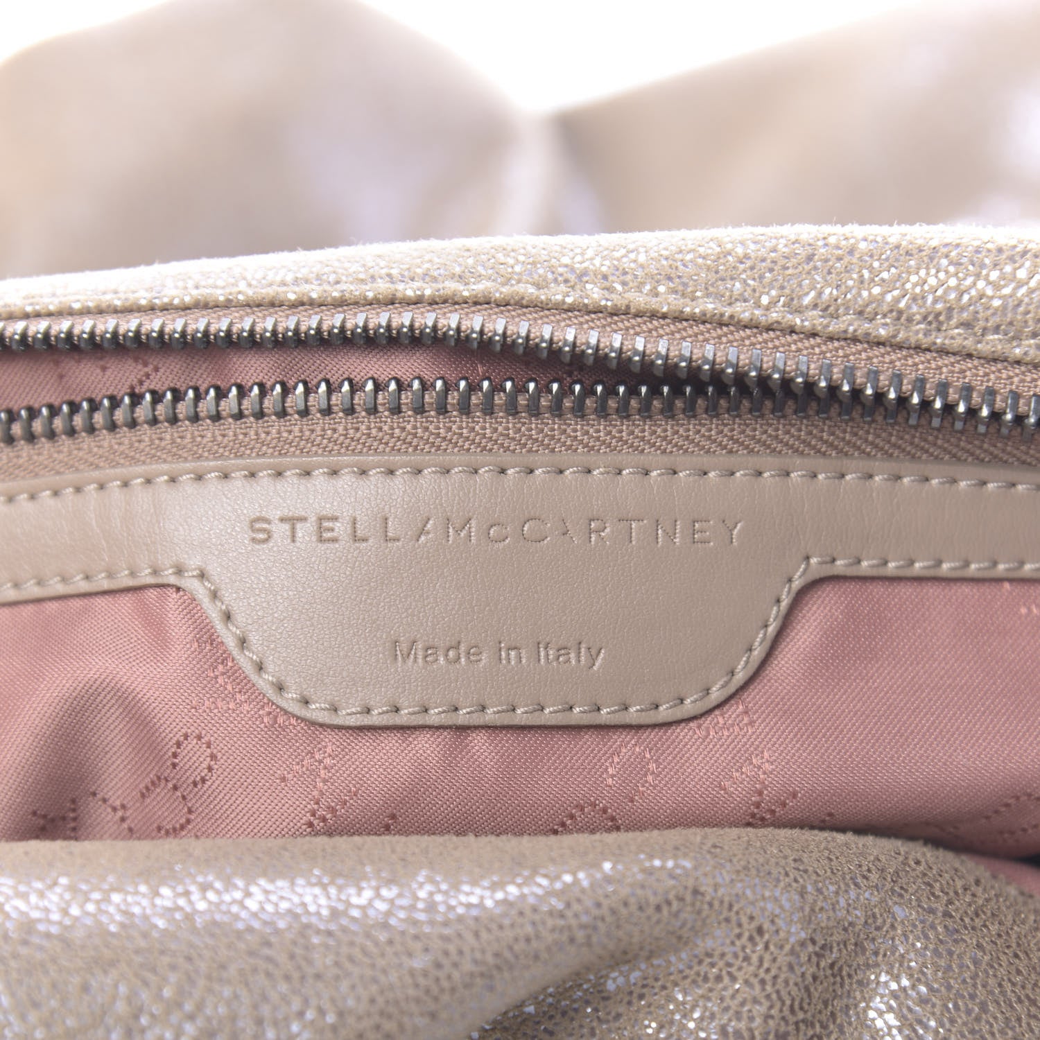 Stella McCartney Shaggy Deer Falabella Fold Over Tote Taupe 7 of 10
