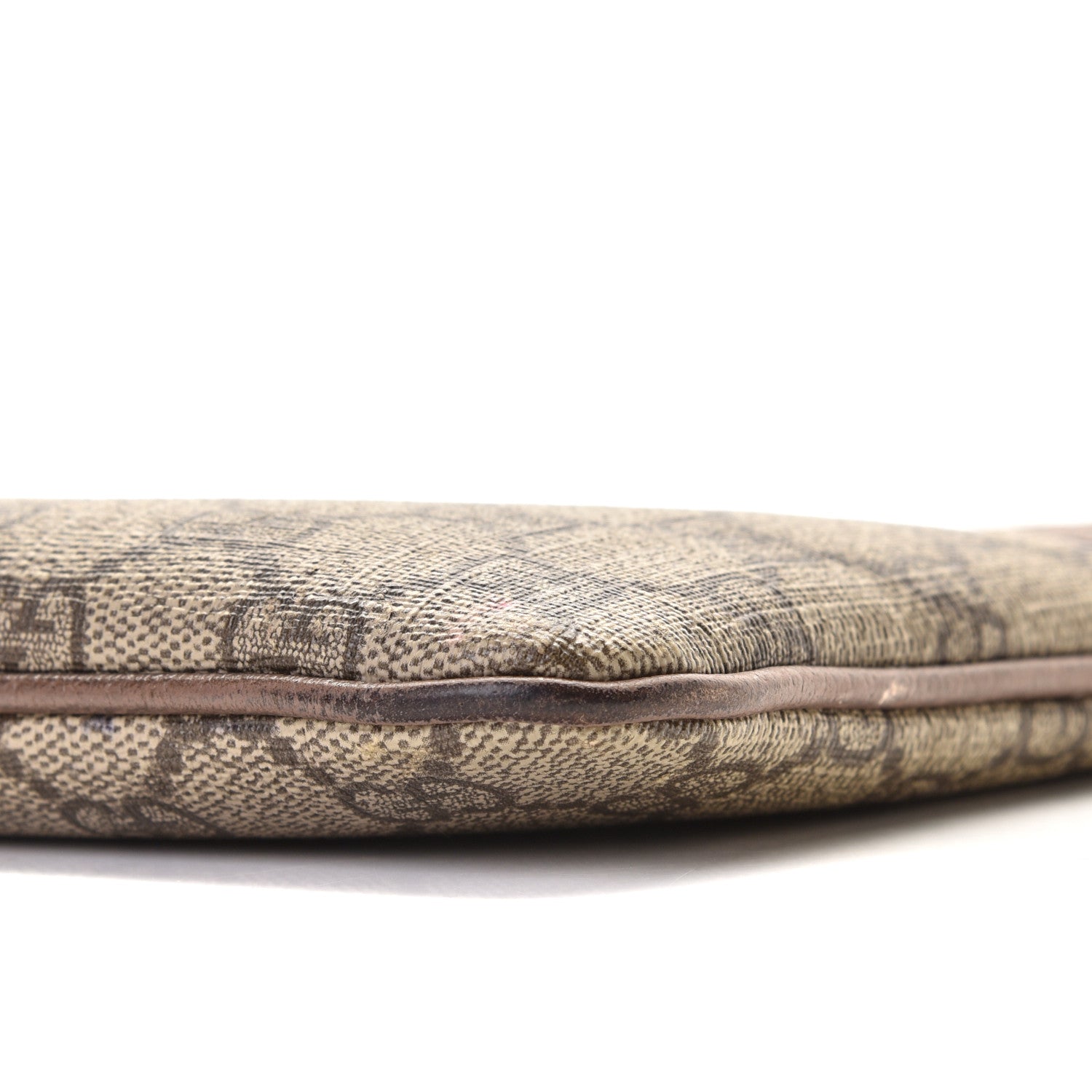 Gucci GG Supreme Monogram Large Ophidia Pouch Clutch Brown 12 of 13