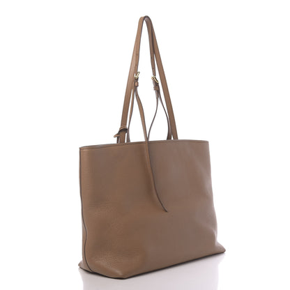 Prada Vitello Daino Pocket Shopping Tote Caramel 3 of 11